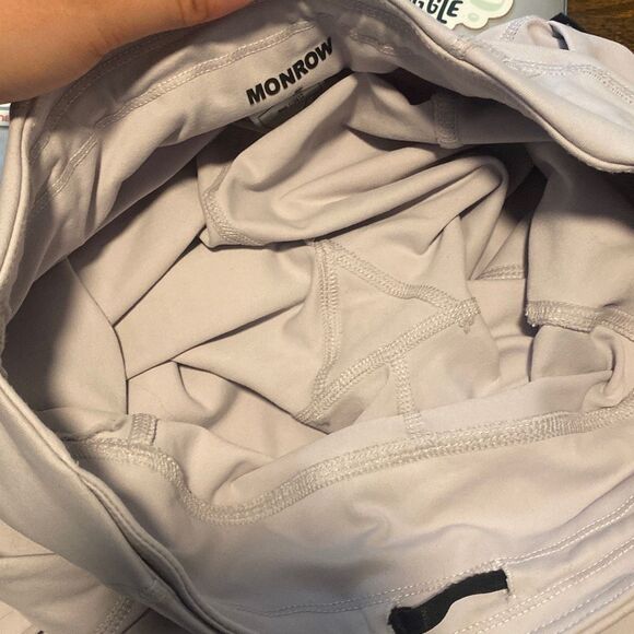 Monrow Light Blue Gray Full Length Movement High Rise Leggings Size Small Womens - Picture 6 of 8